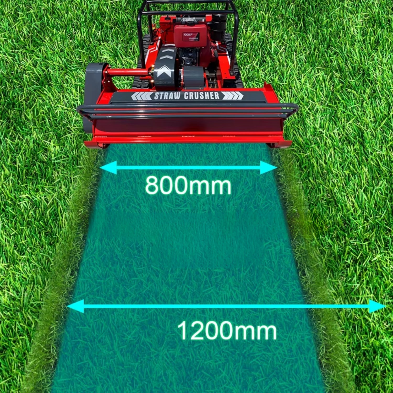 Daljinsko voden mulčer PRO 800 - Robotum